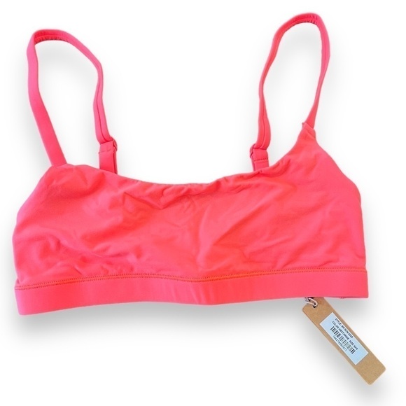 Skims XXS Fits Everybody scoop neck bralette Nectarine NWT - Picture 1 of 3